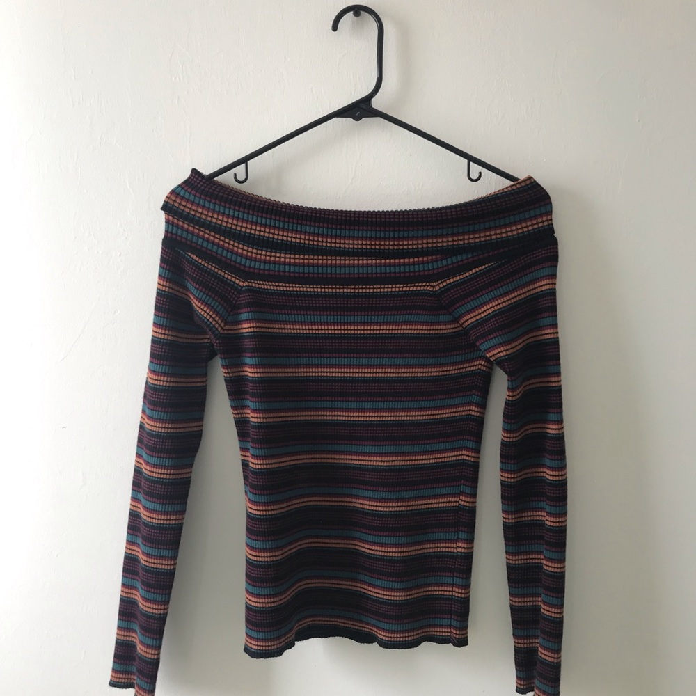 Off the shoulder sweater